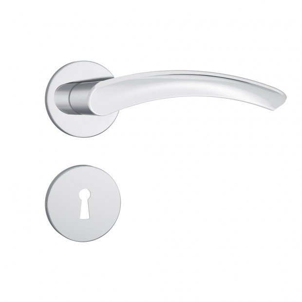 Fechadura 1610/13 Roseta Redonda Interna Inox