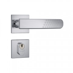 Fechadura 803/21 Roseta Quadrada 1 Gorje Inox Escovado