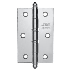 Dobradica 3 1/2 X 2 5/16 X 1,7mm Acetinado Escovado Pino Bola Com 2 Aneis 3 un. Enc.