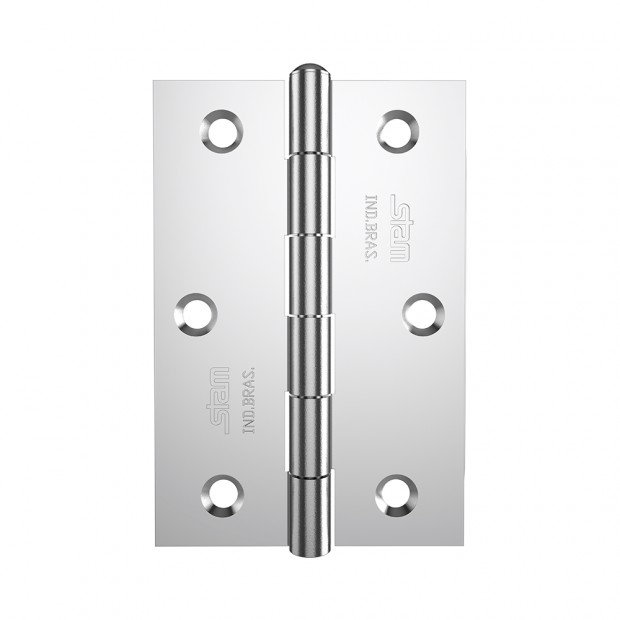 Dobradica 3 1/2 X 2 5/16 X 1,5mm Galvanizado Pino Reversivel Caixa 24 un.