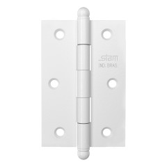 Dobradiça 3 1/2 X 2 5/16 X 1,7mm Branco Pino Bola S/ Anel Caixa 24 un.