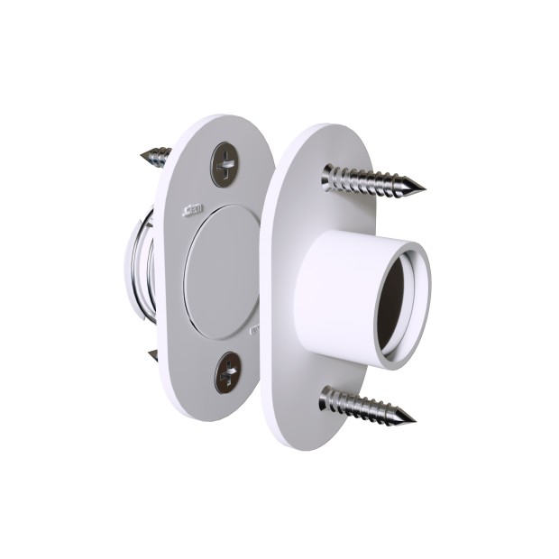 Fecho Magnetico Branco Encartelado
