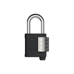 Cadeado Zamac com segredo Preto Fosco 40mm Caixa 5 unidades