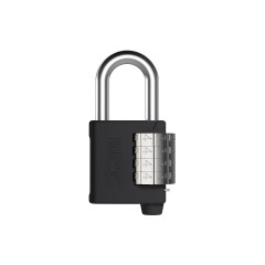 Cadeado Zamac com segredo Preto Fosco 40mm Caixa 5 unidades