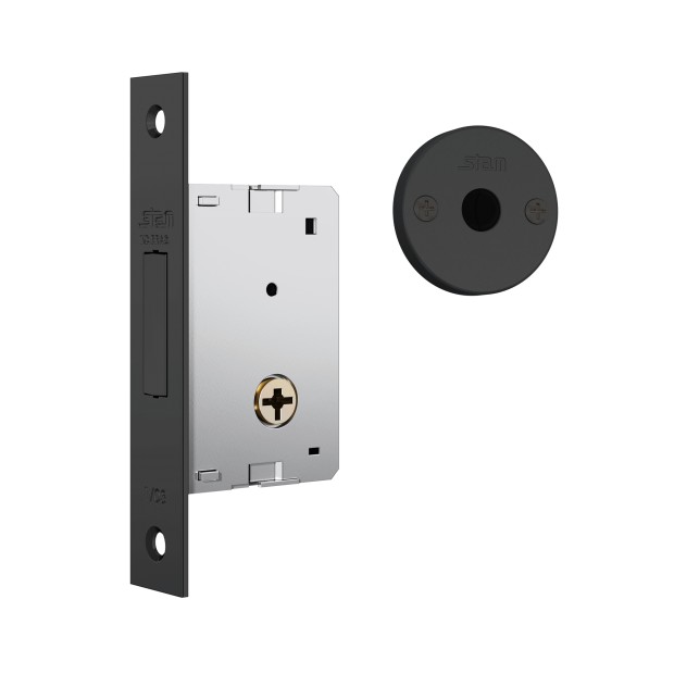 Fechadura 1001 Tetra Externa Preto Fosco