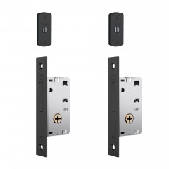 Fechadura 1003 Par Tetra Externa Preto Fosco