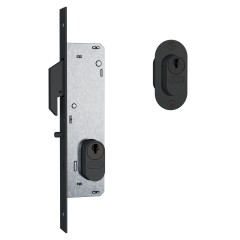 Fechadura 902 Inox AISI 304 Externa Preto Fosco
