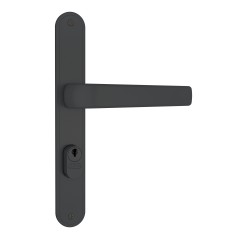Fechadura 605/17 Inox AISI 304 Externa Preto Fosco