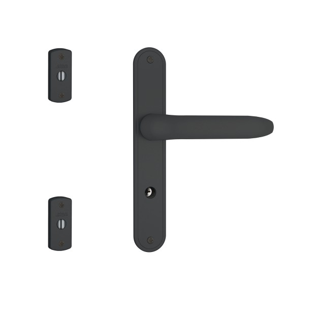 Fechadura Kit de Seguranca 500/11 com 1003 Tetra Externa Preto Fosco