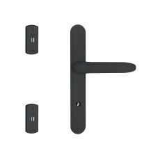 Fechadura Kit de Seguranca 600/11 com 1009 Tetra Externa Preto Fosco