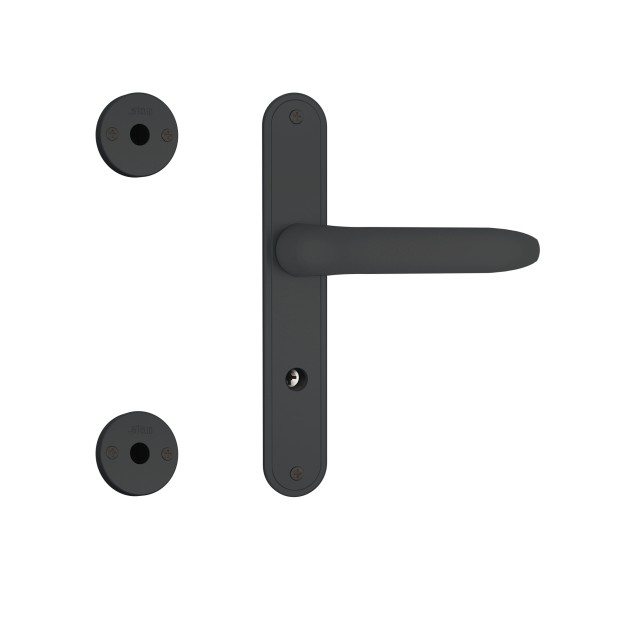 Fechadura Kit de Seguranca 500/11 com 1001 Tetra Externa Preto Fosco