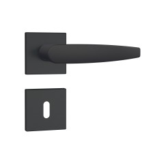 Fechadura 813/33 Roseta Quadrada 1 Interna Preto Fosco