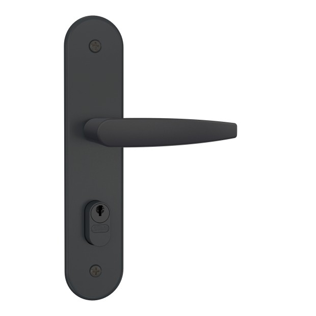 Fechadura 804/33 Gorje Externa Preto Fosco