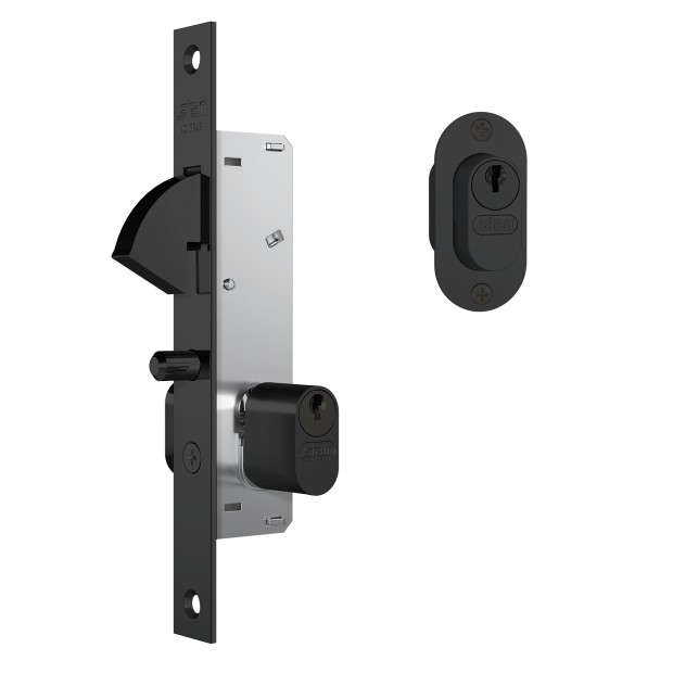 Fechadura 901 Externa Preto Fosco