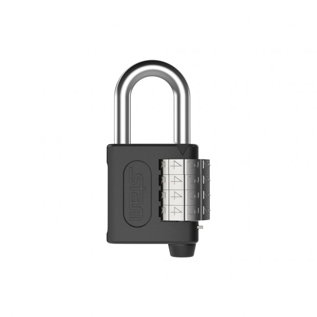 Cadeado Zamac com segredo Preto Fosco 40mm Encartelado