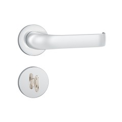 Fechadura 823/37 Roseta Redonda WC-Banheiro Inox