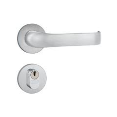 Fechadura 803/37 Roseta Redonda Gorje Externa Inox Escovado