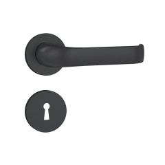 Fechadura 813/37 Roseta Redonda Interna Preto Fosco