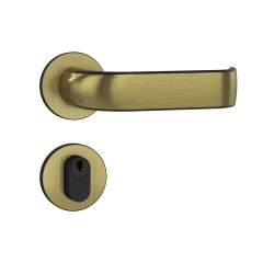 Fechadura 803/39 Roseta Redonda Gorje Externa Oxidado E-Coat