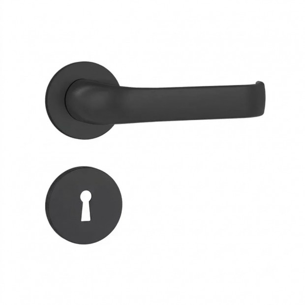 Fechadura 813/39 Roseta Redonda Interna Preto Fosco
