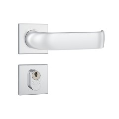 Fechadura 803/39 Roseta Quadrada 1 Externa Inox