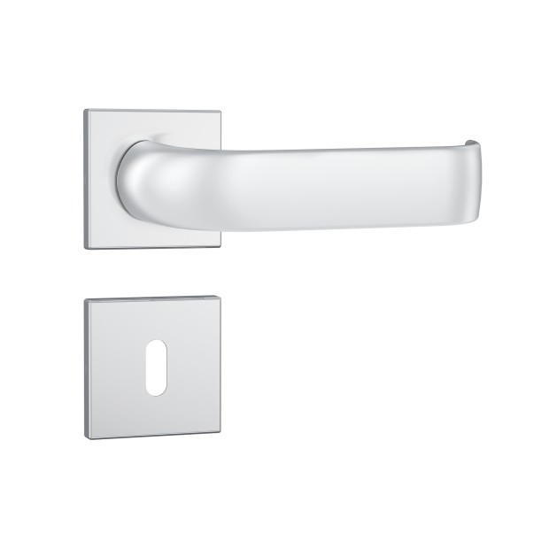 Fechadura 813/39 Roseta Quadrada 1 Interna Inox