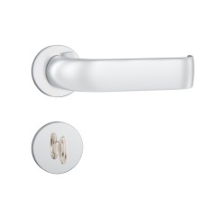 Fechadura 1620/39 Roseta Redonda WC-Banheiro Inox