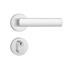 Fechadura 803/35 Roseta Redonda Gorje Externa Inox
