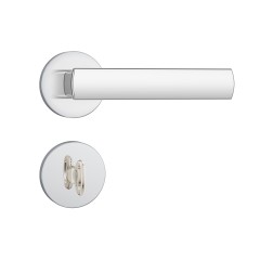 Fechadura 823/35 Roseta Redonda WC Inox