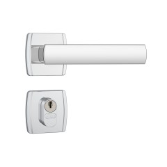 Fechadura 803/35 Roseta Quadrada Gorje Externa Inox