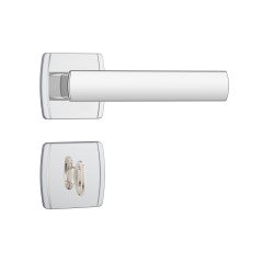 Fechadura 823/35 Roseta Quadrada WC Inox
