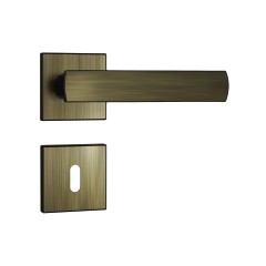Fechadura 813/35 Roseta Quadrada 1 Interna Antique E-Coat