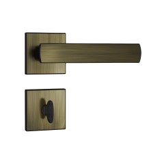 Fechadura 823/35 Roseta Quadrada 1 WC Antique E-Coat
