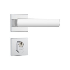 Fechadura 803/35 Roseta Quadrada 1 Externa Inox