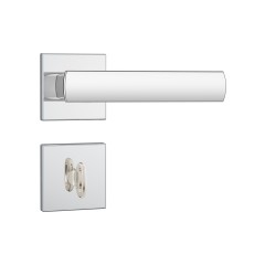 Fechadura 823/35 Roseta Quadrada 1 WC Inox