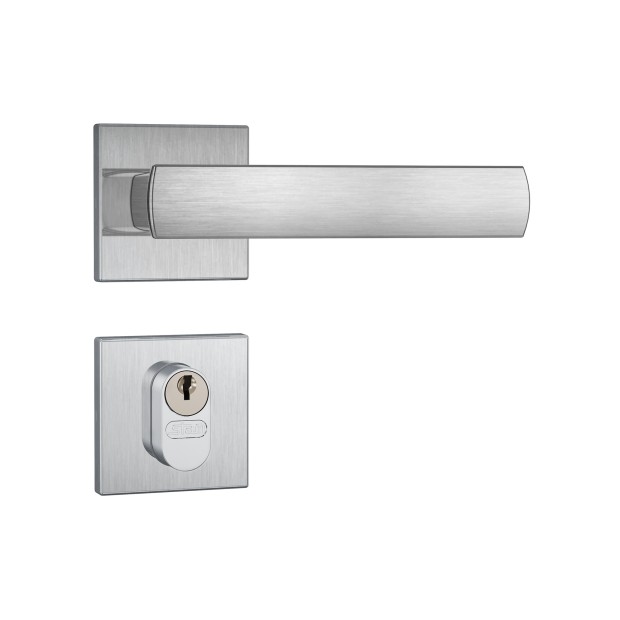 Fechadura 803/35 Roseta Quadrada 1 Gorje Externa Inox Escovado