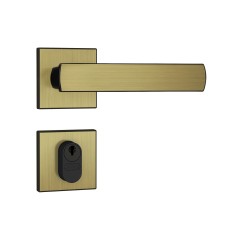 Fechadura 803/35 Roseta Quadrada 1 Gorje Externa Oxidado E-Coat