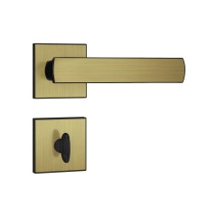 Fechadura 823/35 Roseta Quadrada 1 WC Oxidado E-Coat