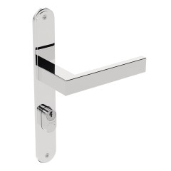 Fechadura ix290 Broca 20mm Espelho Inox Polido Externa