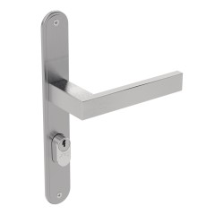 Fechadura ix290 Broca 20mm Espelho Inox Escovado Externa