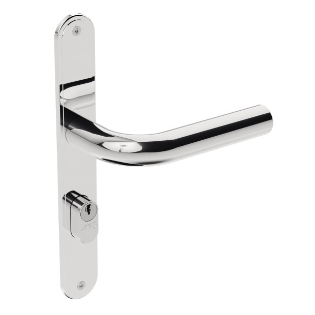 Fechadura ix310 Broca 20mm Espelho Inox Polido Externa