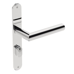 Fechadura ix410 Broca 20mm Espelho Inox Polido Externa