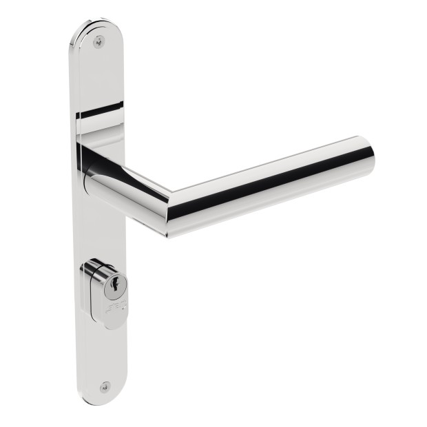 Fechadura ix410 Broca 20mm Espelho Inox Polido Externa