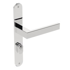 Fechadura ix290 Broca 26,5mm Espelho Inox Polido Externa