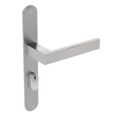 Fechadura ix290 Broca 26,5mm Espelho Inox Escovado Externa