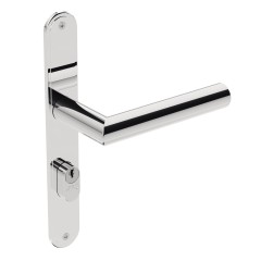 Fechadura ix410 Broca 26,5mm Espelho Inox Polido Externa