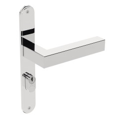 Fechadura ix420 Broca 26,5mm Espelho Inox Polido Externa