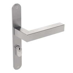 Fechadura ix420 Broca 26,5mm Espelho Inox Escovado Externa