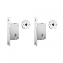 Fechadura 1001 Par Espelho Inox Enc