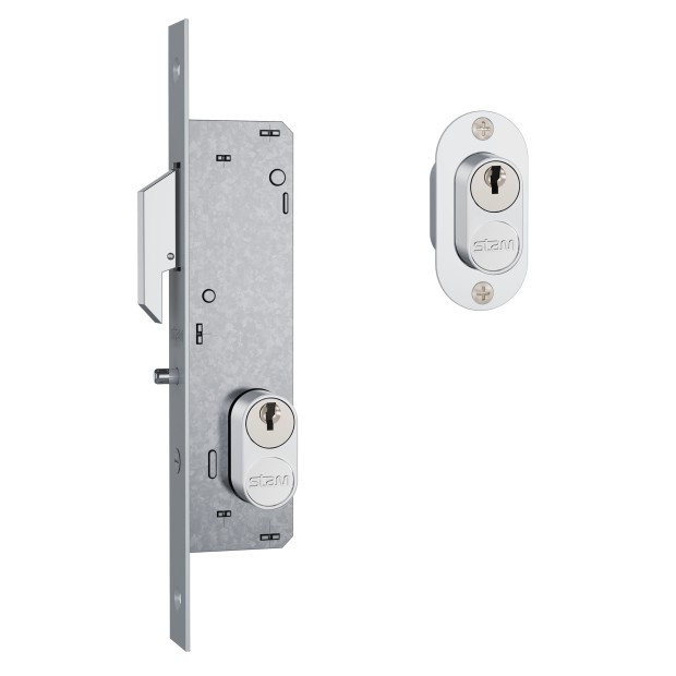 Fechadura 902 Gorje AISI 304 Espelho Plano Inox